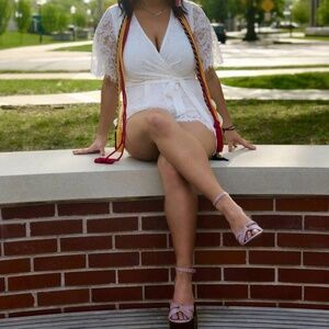 White Lace Romper